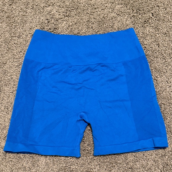 Pants - Blue Bike Shorts